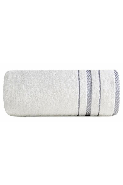 Eurofirany Prosop de mana KORAL1 50x90 cu margini accentuate cu dungi jacquar...