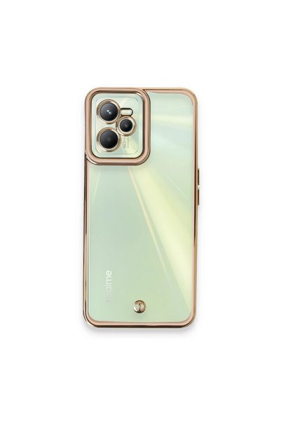 Bezos Realme C35 Case Liva Lens Silicone - Powder