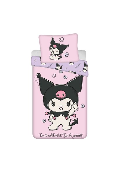 Jerry Fabrics Lenjerie de pat din bumbac 140x200 Lilo si Stitch Inghetata roz...