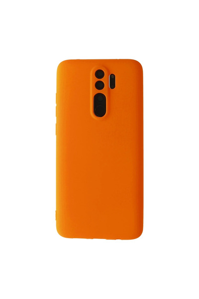 FMA غلاف هاتف Xiaomi Redmi Note 8 Pro مصنوع من السيليكون الأول - برتقالي