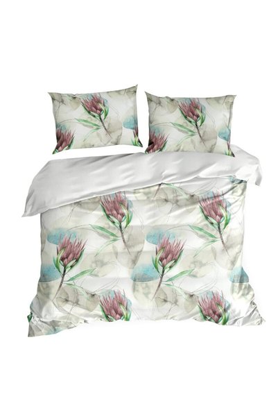 Eurofirany Lenjerie de pat din bumbac Eurofirany, 200x220, crema multicolora ...