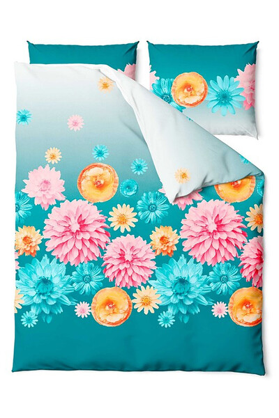 Zaratex Lenjerie de pat satinat 200x220cm + 2x70x80cm, Platinum, bumbac, mult...