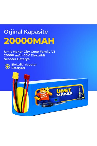 ümit maker City Coco Family V3 20000 mAh 60V Elektrikli Scooter Batarya