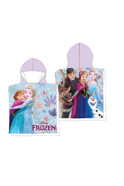 Faro Prosop poncho microfibra uscare rapida, Disney Frozen Elsa, 50x100 cm 10...