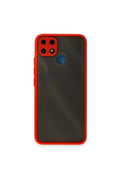 FMA Realme C25 Case Montreal Silicone Cover - Red