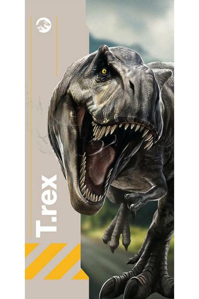 Jerry Fabrics Prosop de plajă Jerry Fabrics, Dinozaur Jurassic World Rebirth,...