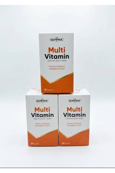 suppmix فيتامينات ومعادن متعددة 30 كبسولة (اشتري 3 وادفع مقابل 2)
