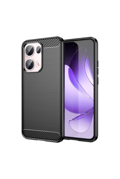BURAQ For OPPO Reno13 Pro Global Carbon Fiber Brushed Texture TPU Phone Case(...