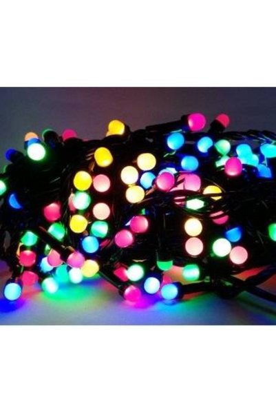 OEM Instalatie LED V8 cu fir negru, 240 LED, 30 m, multicolor