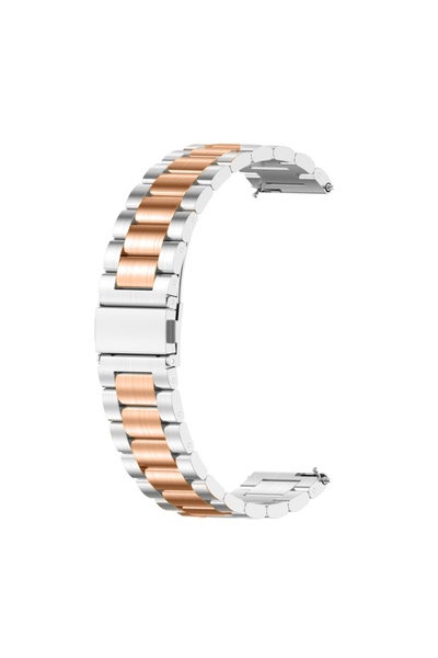 BURAQ For Huawei Watch GT4 46mm Three Bead Stainless Steel Metal Watch Band(S...