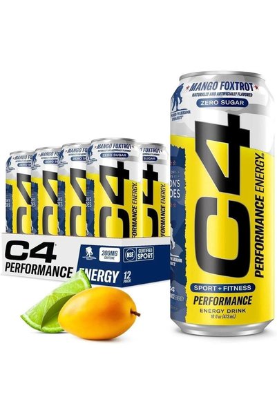 Cellucor سيليكور C4 مشروب طاقة قبل التمرين نكهة مانجو - 12 علبة
