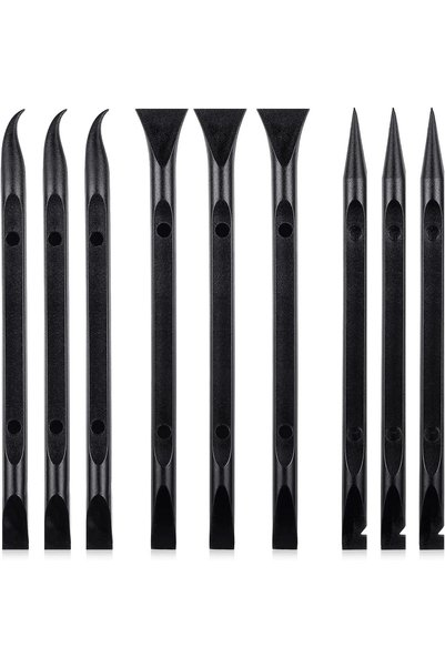SYOSI 9 Piece Plastic Scraper Tool Set, Non Scratch Multi Scrapers for Sticke...