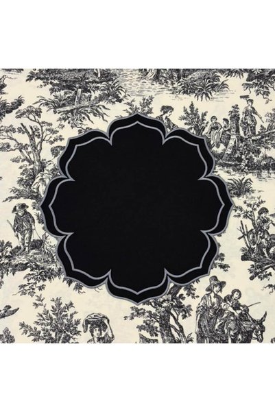 Giqu Home Black Gray Fiona American Service Set 2 Pieces