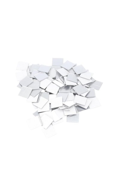 G Glixicom Set 100 Oglinzi Acrilice Decorative Pătrate Autoadezive 2 x 2 cm G...