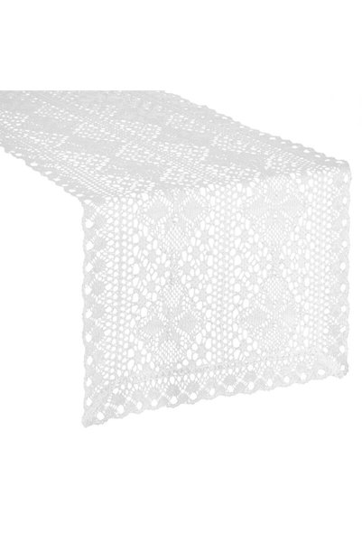 Eurofirany Fata de masa MARY 40 x 140 alb