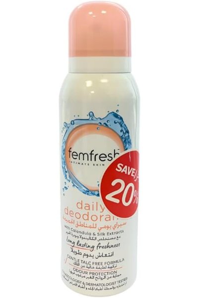 Femfresh Refreshing Spray for Sensitive Skin 125 ml from Fam Fresh