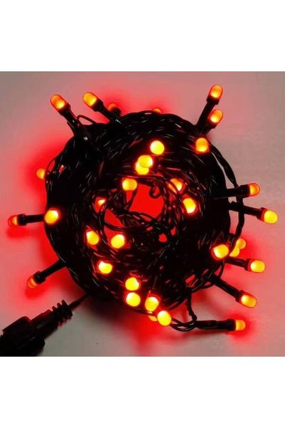 OEM Instalatie LED V8 cu fir negru, 240 LED, 30 m, rosu