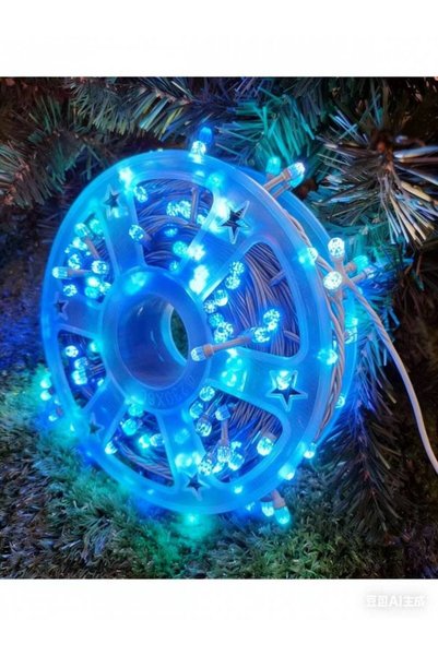 OEM Instalatie LED la rola, efect cristal, 500 LED, 50 m, albastru