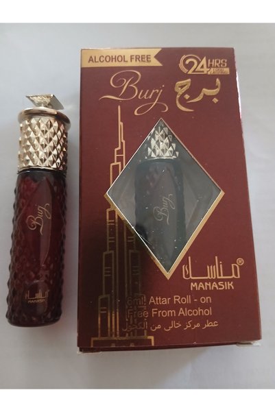 MANASIK Parfum concentrat, unisex, Buj Attar, roll-on fără alcool, 6ml