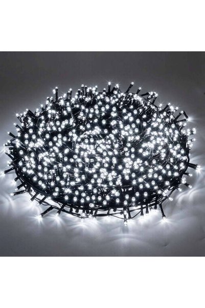 OEM Instalatie LED cu flash alb, 1000 LED, 50 m, alb rece