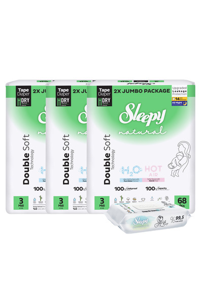Sleepy 3x H2O Ultra Sensitive Double - Pachet Promoțional
