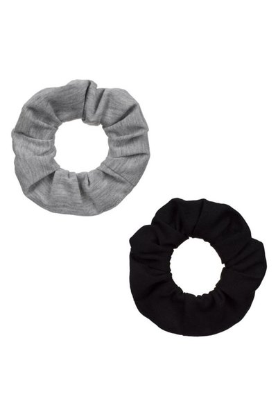 ANTBRO Set 2 Elastice de Păr Negru și Gri Melanj pentru Femei, ANTBRO®