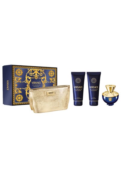 Versace Dylan Blue Pour Femme Edp 100 Ml + Body Lotion 100 Ml + Shower Gel 10...