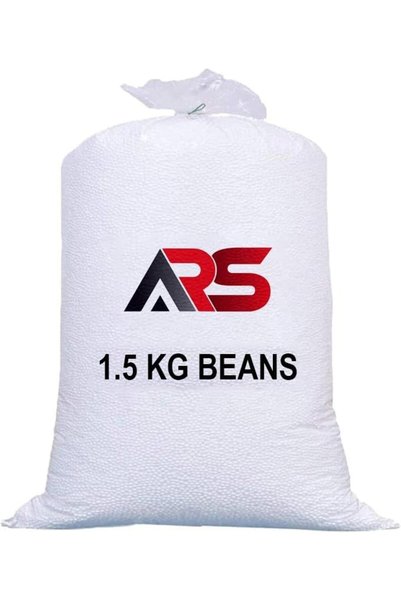 Generic Al Raied ARS® 1.5 KG Bean Bag Filler Polystyrene Virgin Beans