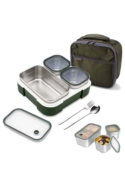 Generic GGEROU Stainless Steel Lunch Box for Kid School,Insulated Bento Lunch...