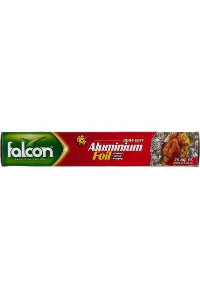 Generic Falcon Heavy Duty Aluminium Foil 75Sq.Ft Silver 23.22X 0.30meter Silv...
