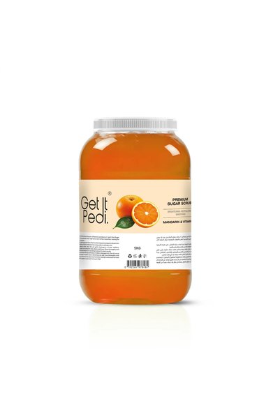 Get It Pedi Premium Mandarin & Vitamin Sugar Scrub 5KG
