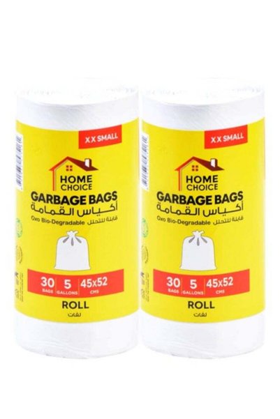 Generic HOME CHOICE 5 Gallons, Garbage Bags Roll, Size 45*52, Pack of 2, Offi...