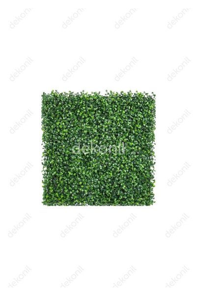 Dekonil Çiçekli Dekoratif Dikey Bahçe - Yapay Bitki Duvar Paneli 50x50 cm