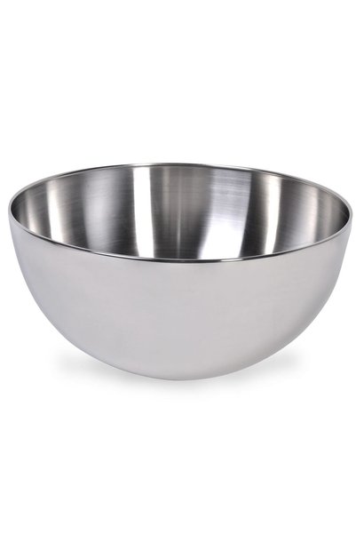 OEM Bol metalic, capacitate 6.5L, argintiu, 29x16 cm