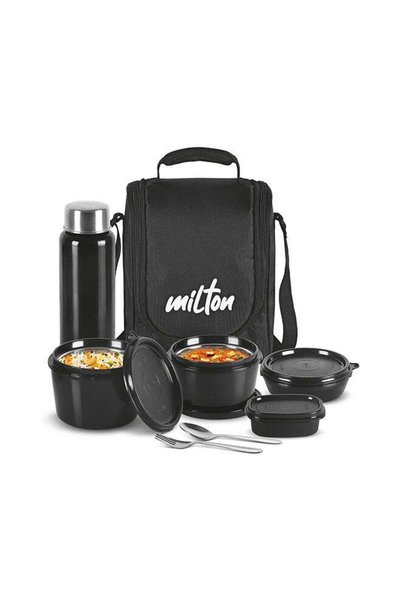 Generic Milton Pro Lunch Box Tiffin Set – 3 Steel Containers (180 ml, 320 ml,...