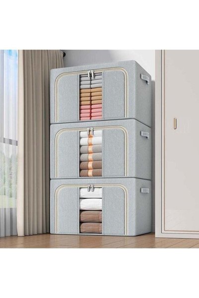 Generic DUNISO 2 Pack 110L Wardrobe Clothes Organizer，Foldable Clothing Stora...