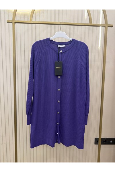 Nuss ÇİZGİLİ MERSERİZE HIRKA BOY 88 CM