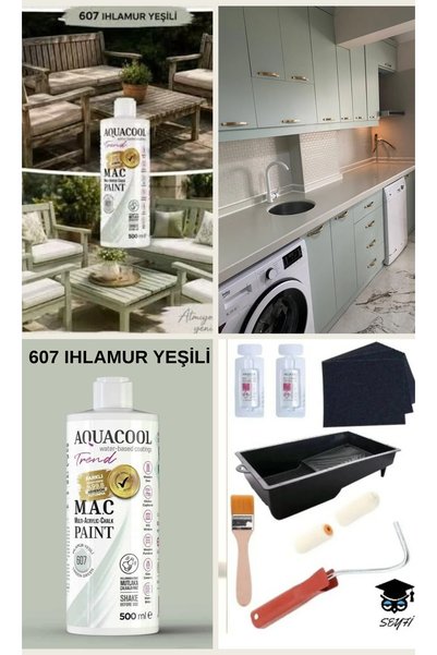 Aquacool Trend kendiliğinden vernikli çelik ahşap kapı beyaz eşya mutfak dola...