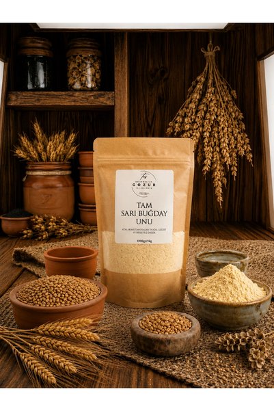Taş Değirmen Tam Sarı Buğday Unu - 1kg paket
