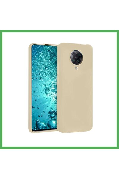 Nur store Çanta Redmi K30 Pro Compatible Case Nano Velvet Silicone - Bone Bezoss