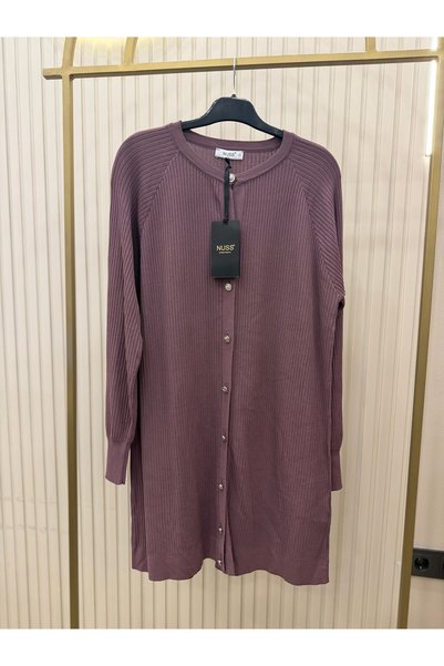 Nuss ÇİZGİLİ MERSERİZE HIRKA BOY 88 CM