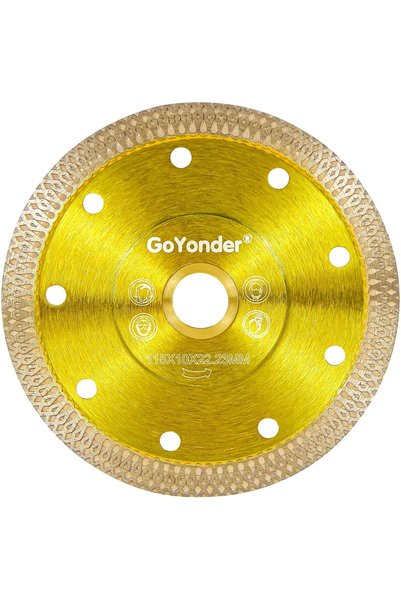 GENERAL 4.5"D115mm Super Thin Diamond Ceramic Saw Blade Porcelain Cutting Bla...