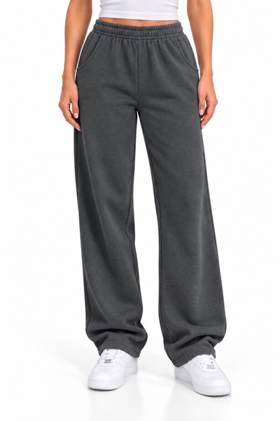 ENB1R MODA Pantaloni de trening UNISEX supradimensionați, cu picior larg, cu ...