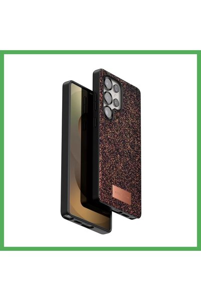 Nur store Çanta غطاء Onegif المتوافق مع سامسونج جالاكسي S25 ألترا بلون فضي لا...