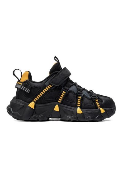 pepino 26-2000 Black Yellow Kids Sneakers
