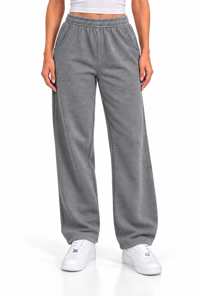 ENB1R MODA Pantaloni de trening UNISEX supradimensionați, cu picior larg, cu ...