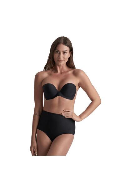 Bye Bra -Diva Invisible Seamless Adhesive Bra, Black, Size C