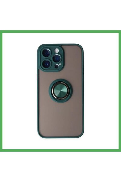 Nur store Çanta غطاء سيليكون متوافق مع هاتف iPhone 14 Pro Max مع حلقة مونتريا...