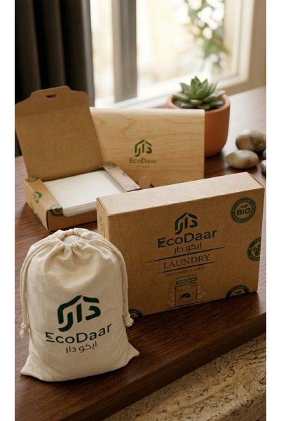 OEMS Eco-Dar Gift Box: Laundry Sheets + Wool Balls + Wooden Organizer