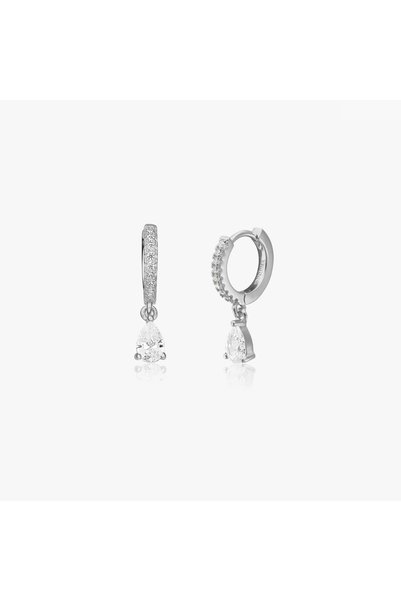 Indira Jewelry Cercei din argint Devi - Zirconiu